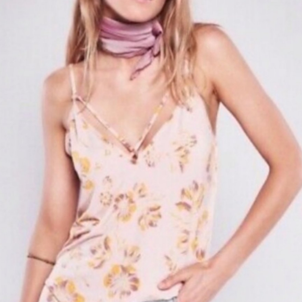 Free People Floral Camisole Tank top NEW